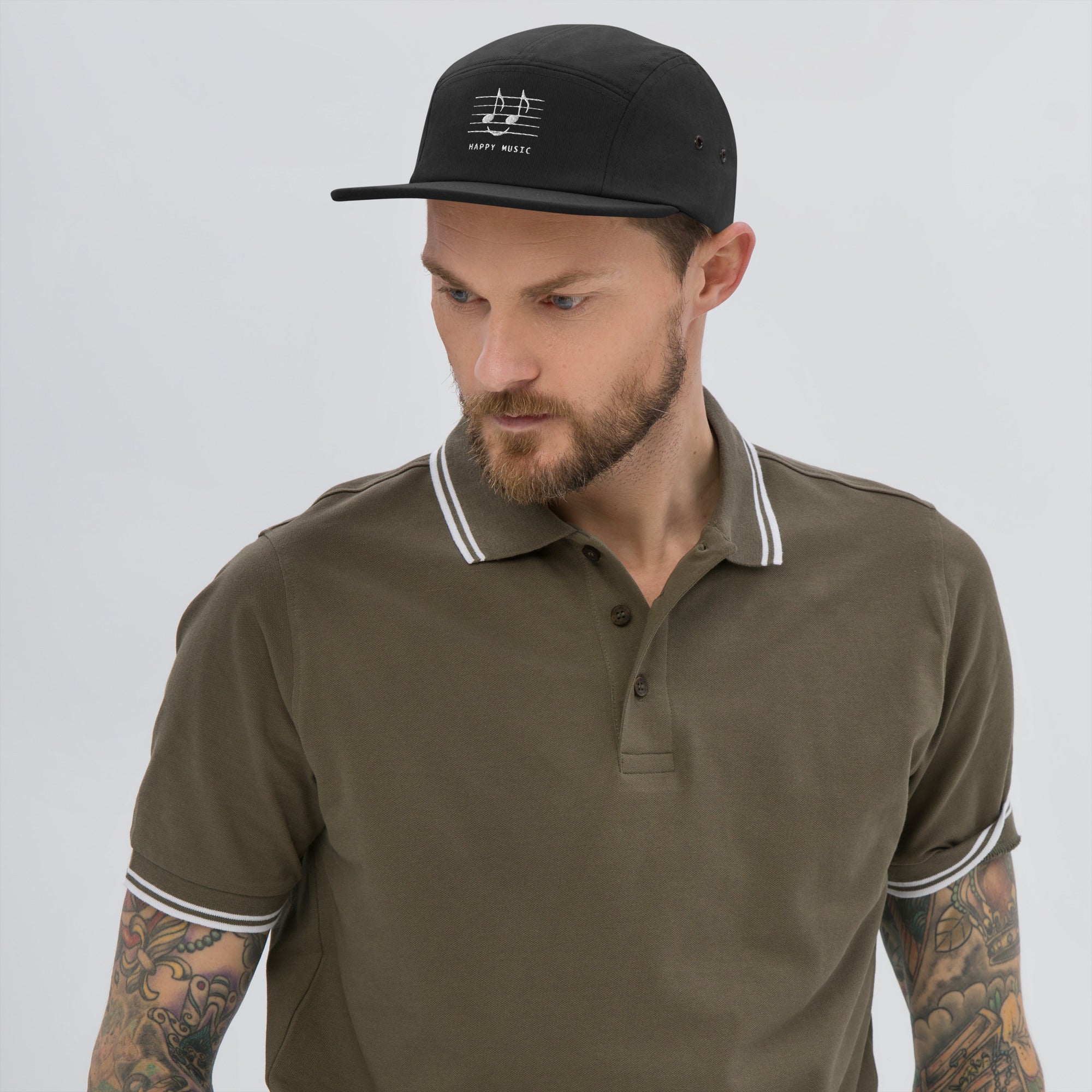 Happy Music Five Panel Cap