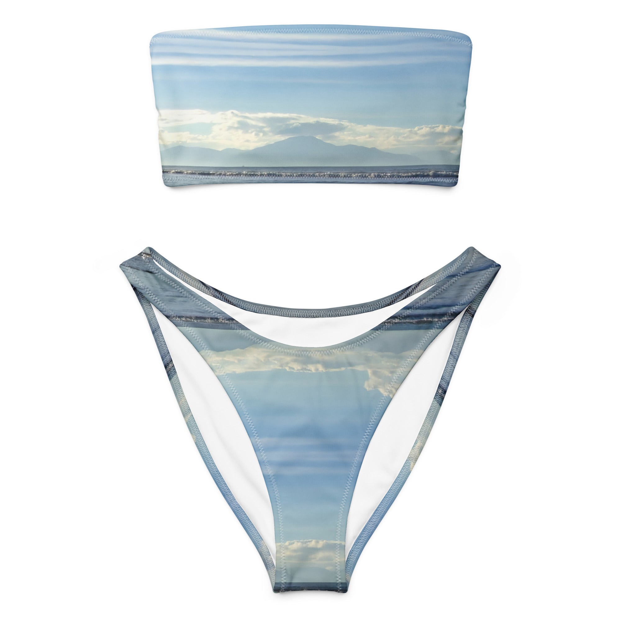 Somewhen Recycled bandeau bikini