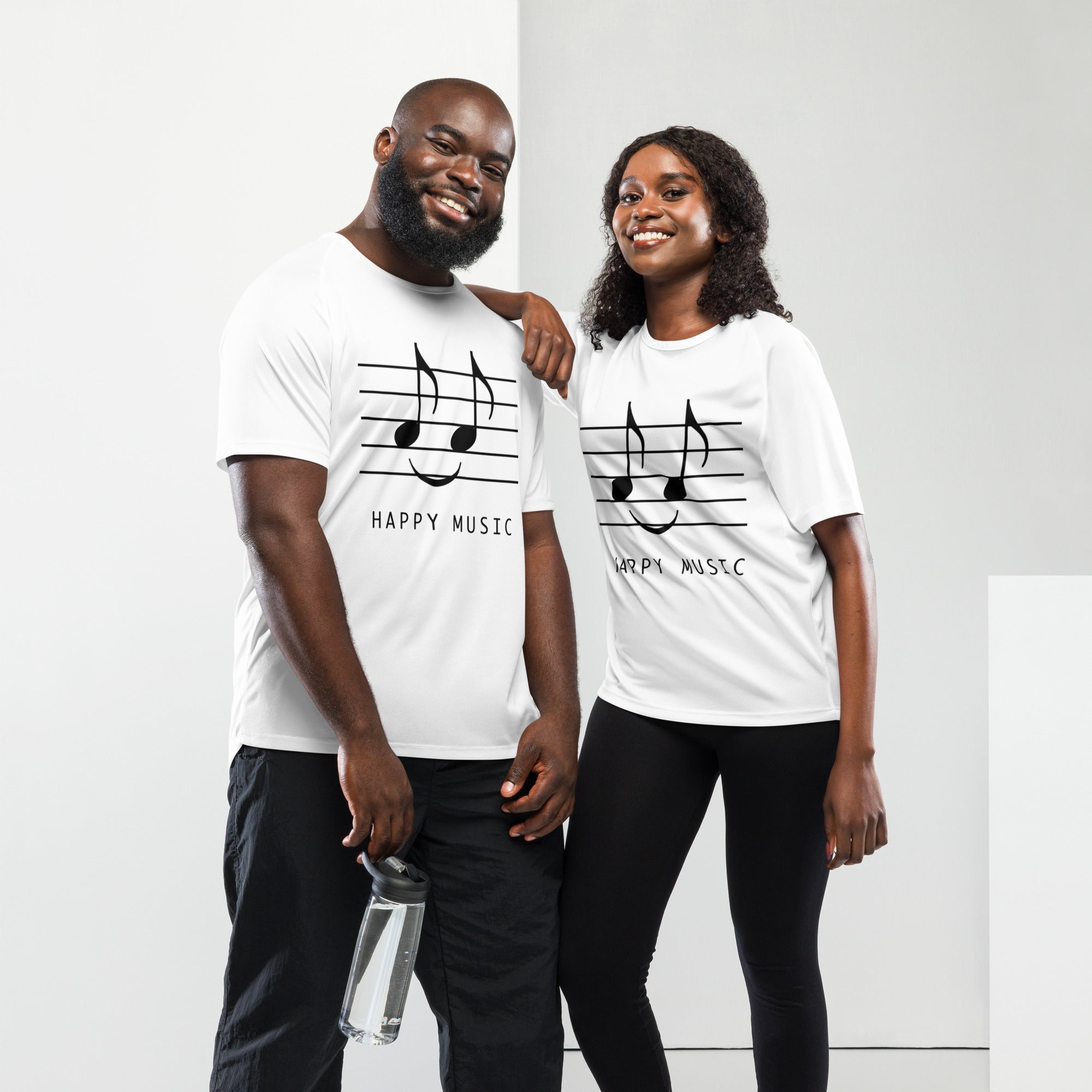 Happy Music Unisex sports jersey