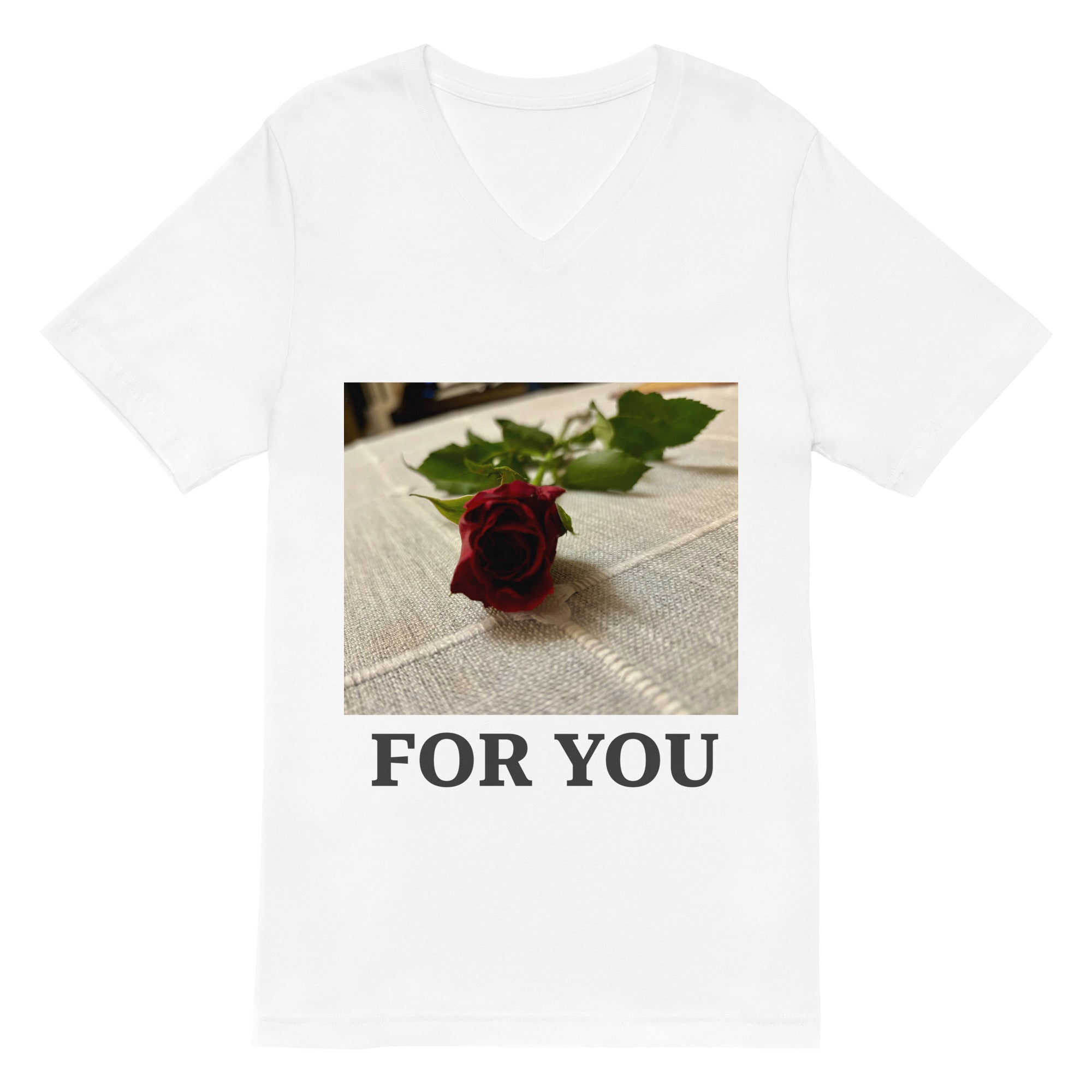 For You Unisex Short Sleeve V-Neck T-Shirt